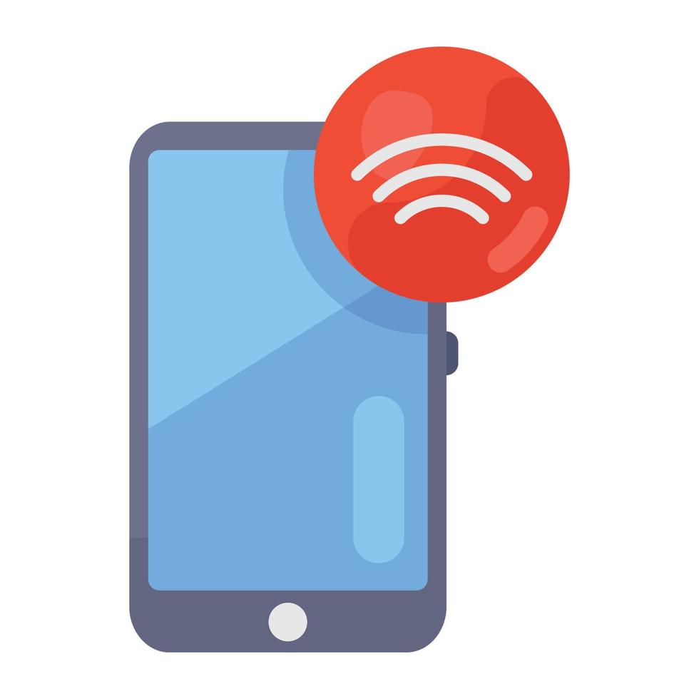 Mobile hotspot vector in editable style