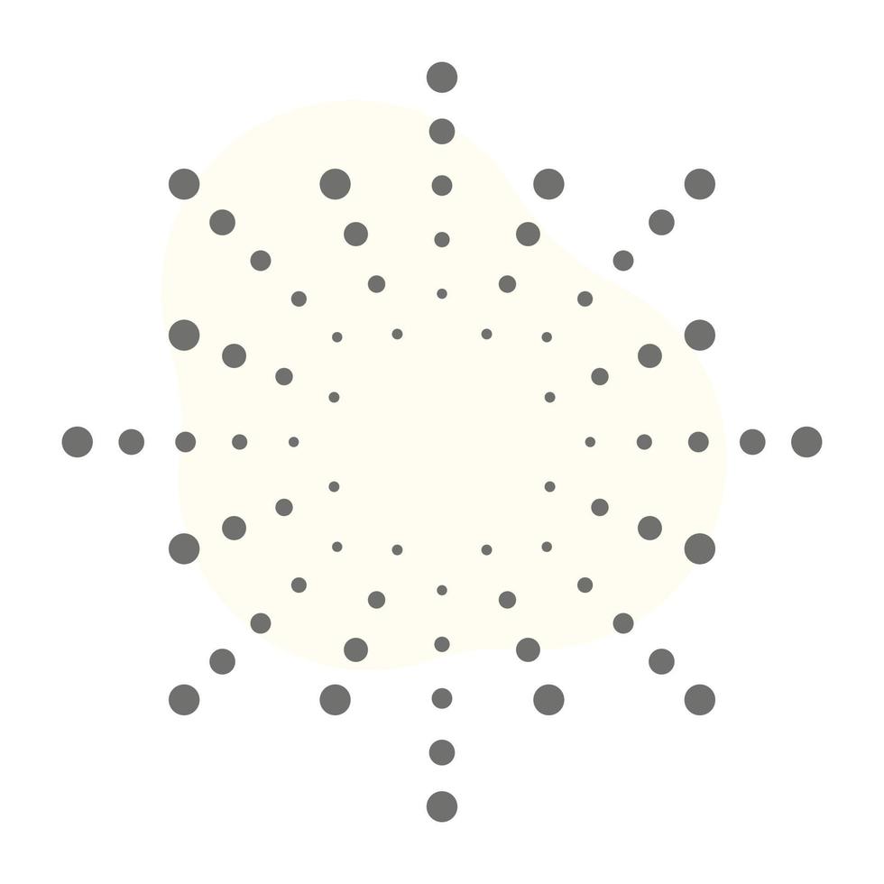 Sunbeam icon of linear style, sunshine bursting pattern vector