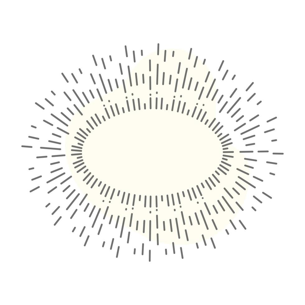 arte de línea de rayos de sol, tatuaje de rayos de sol vector