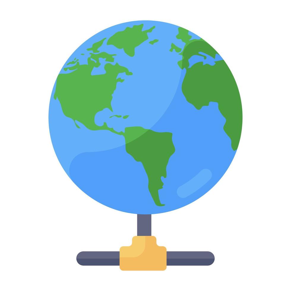 A trendy vector design of global network sharing icon