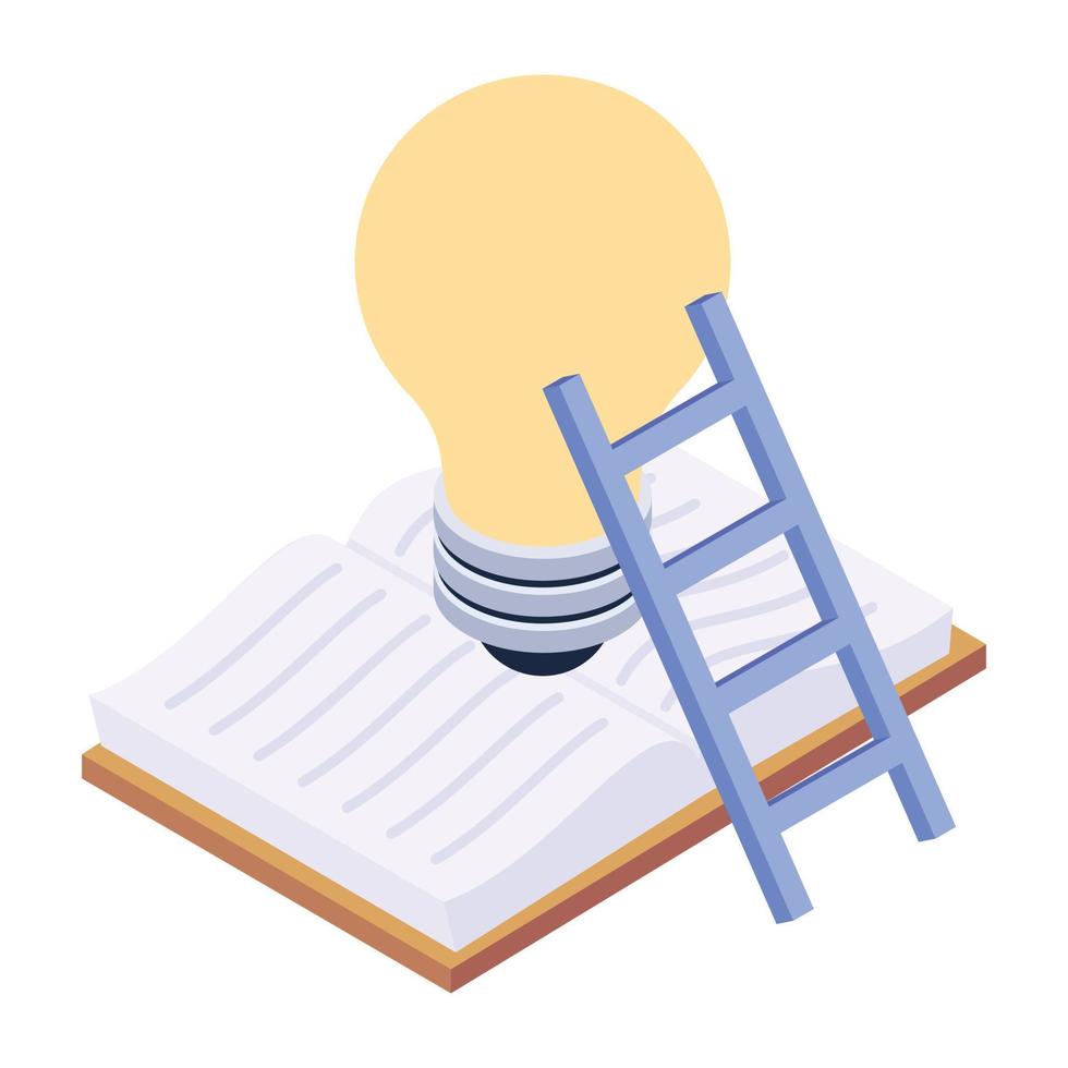 Business report isometric trendy design icon vector