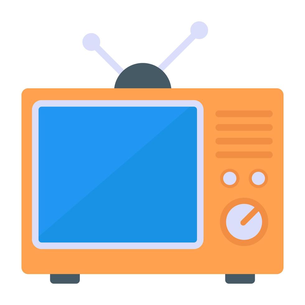 Television flat trendy icon vector