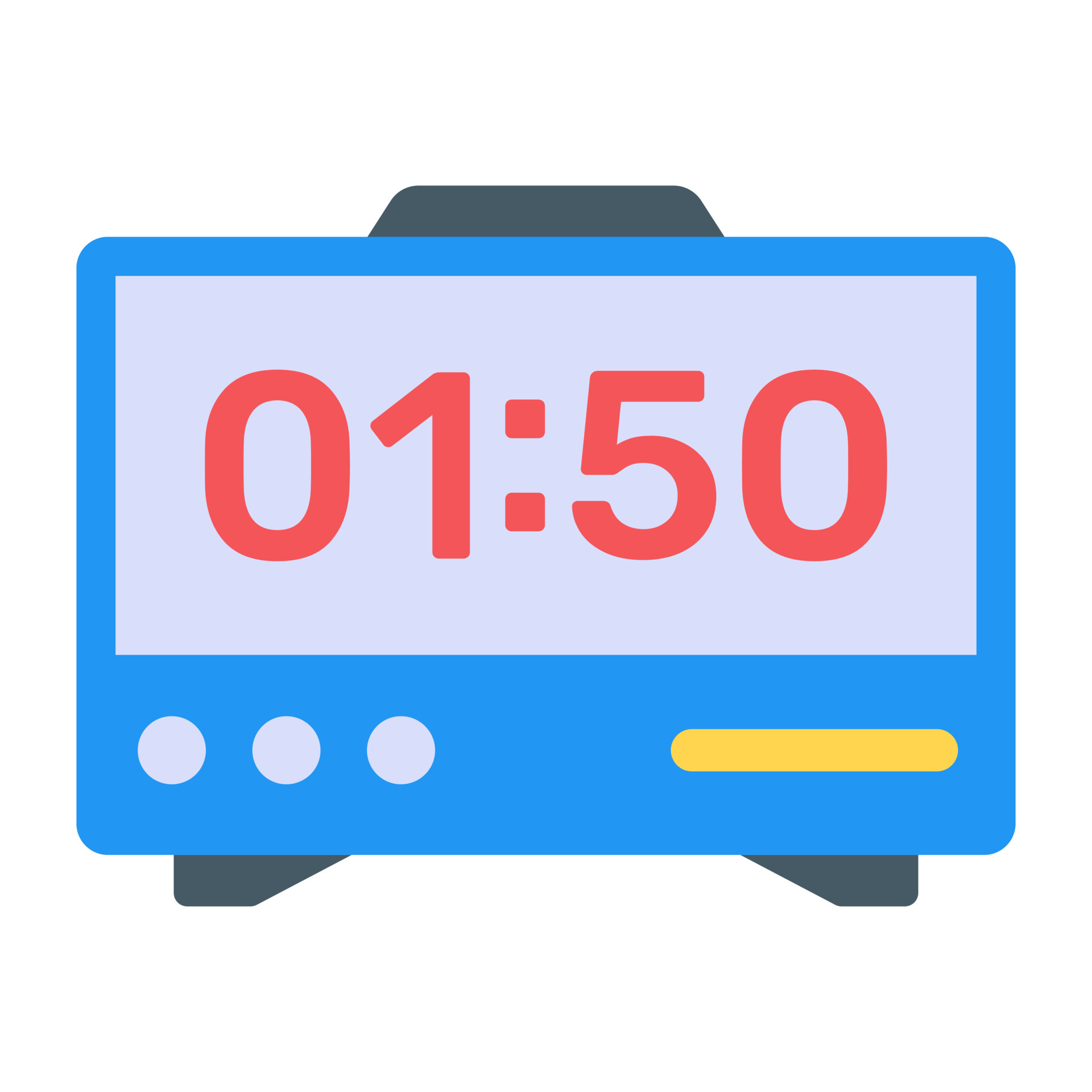 Digital alarm clock in flat icon, editable vector 6610720 Vector Art at