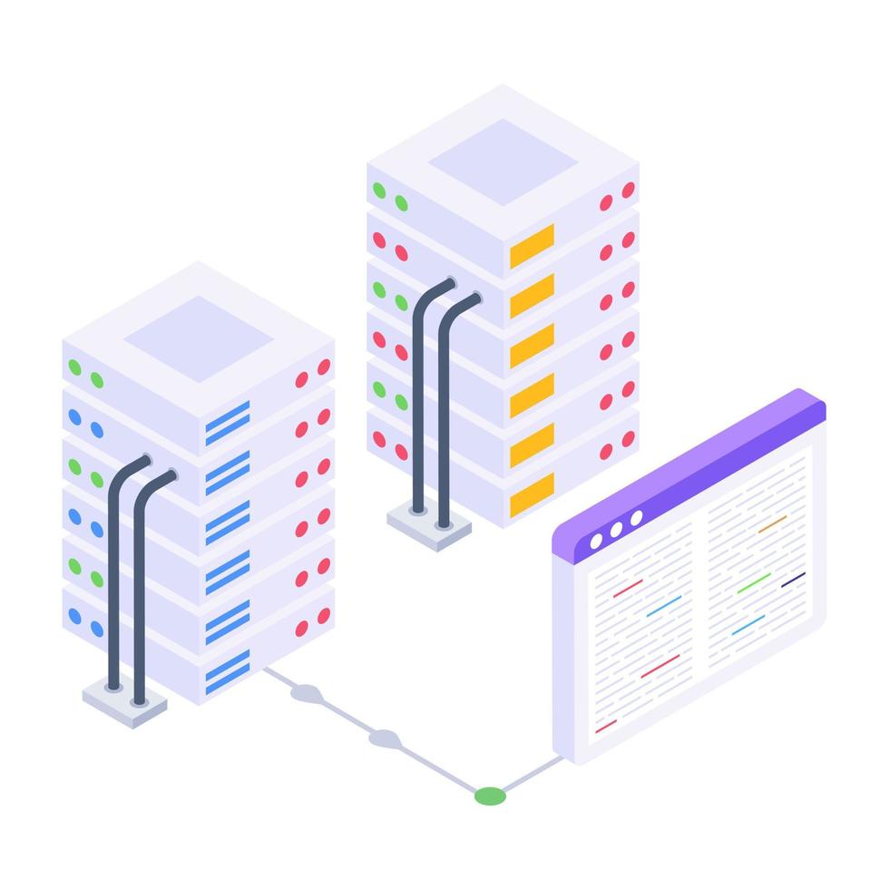 A bitcoin technology icon in isometric style vector