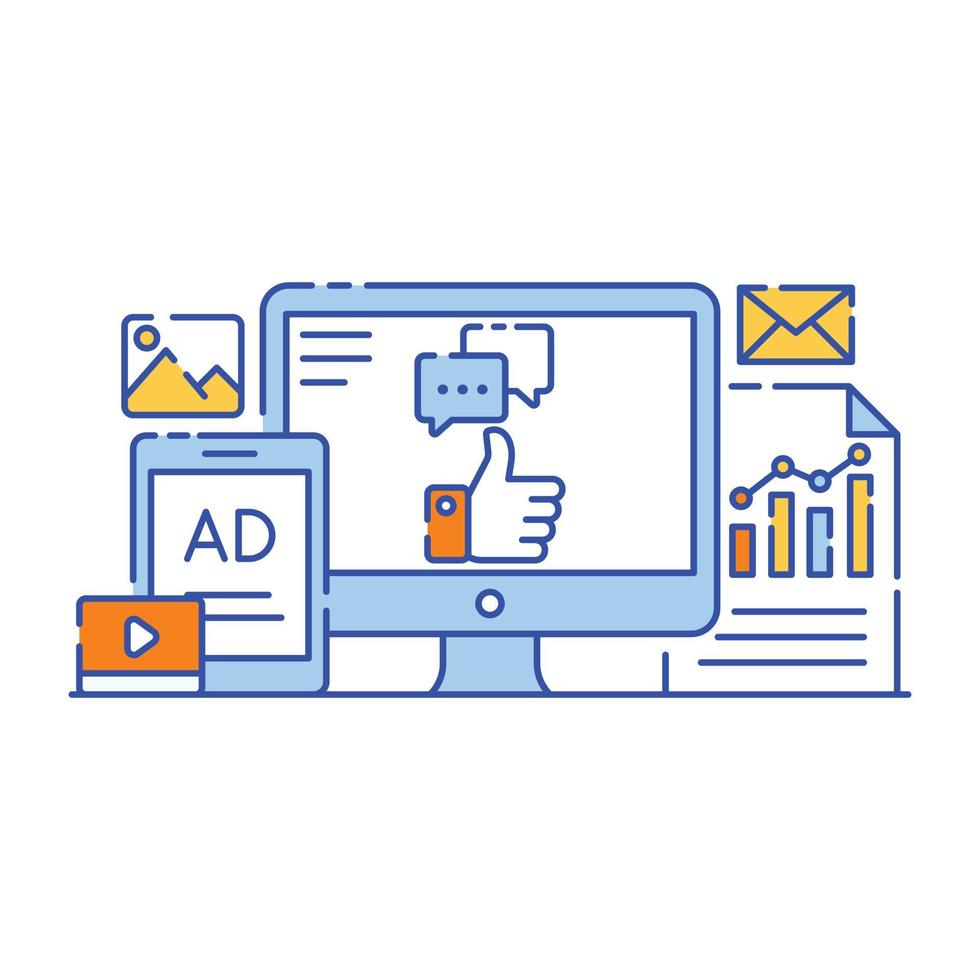 Illustration vector design of data mining.