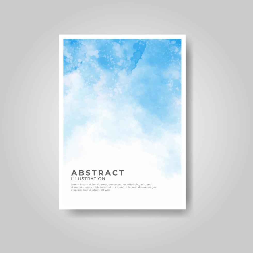bright colorful vector watercolor background. Abstract illustration
