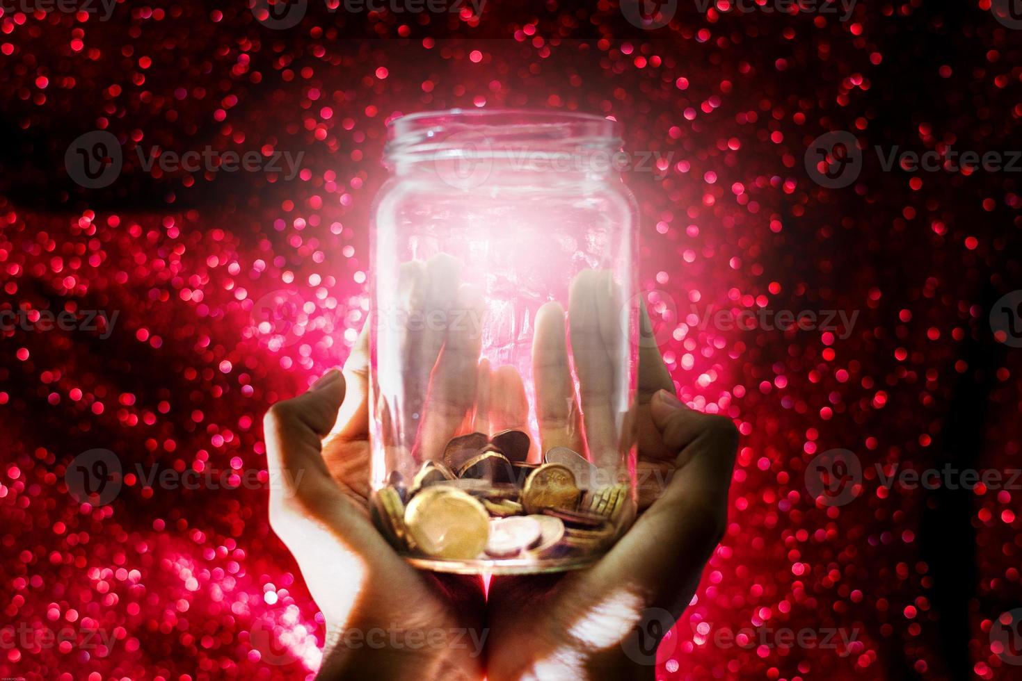 Saving money for the future photo