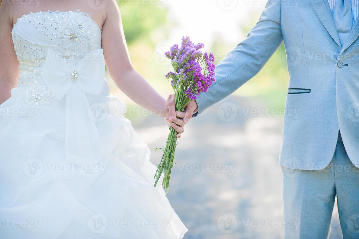 Young wedding day Valentines Day photo