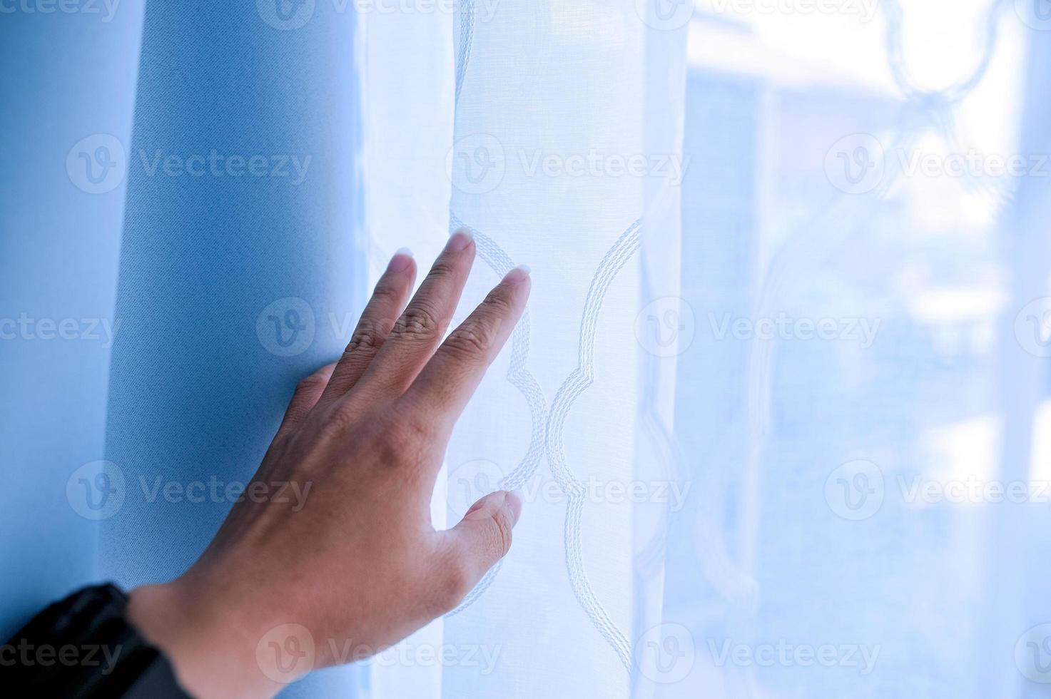 My hand is waiting Arranged something to come into life. photo