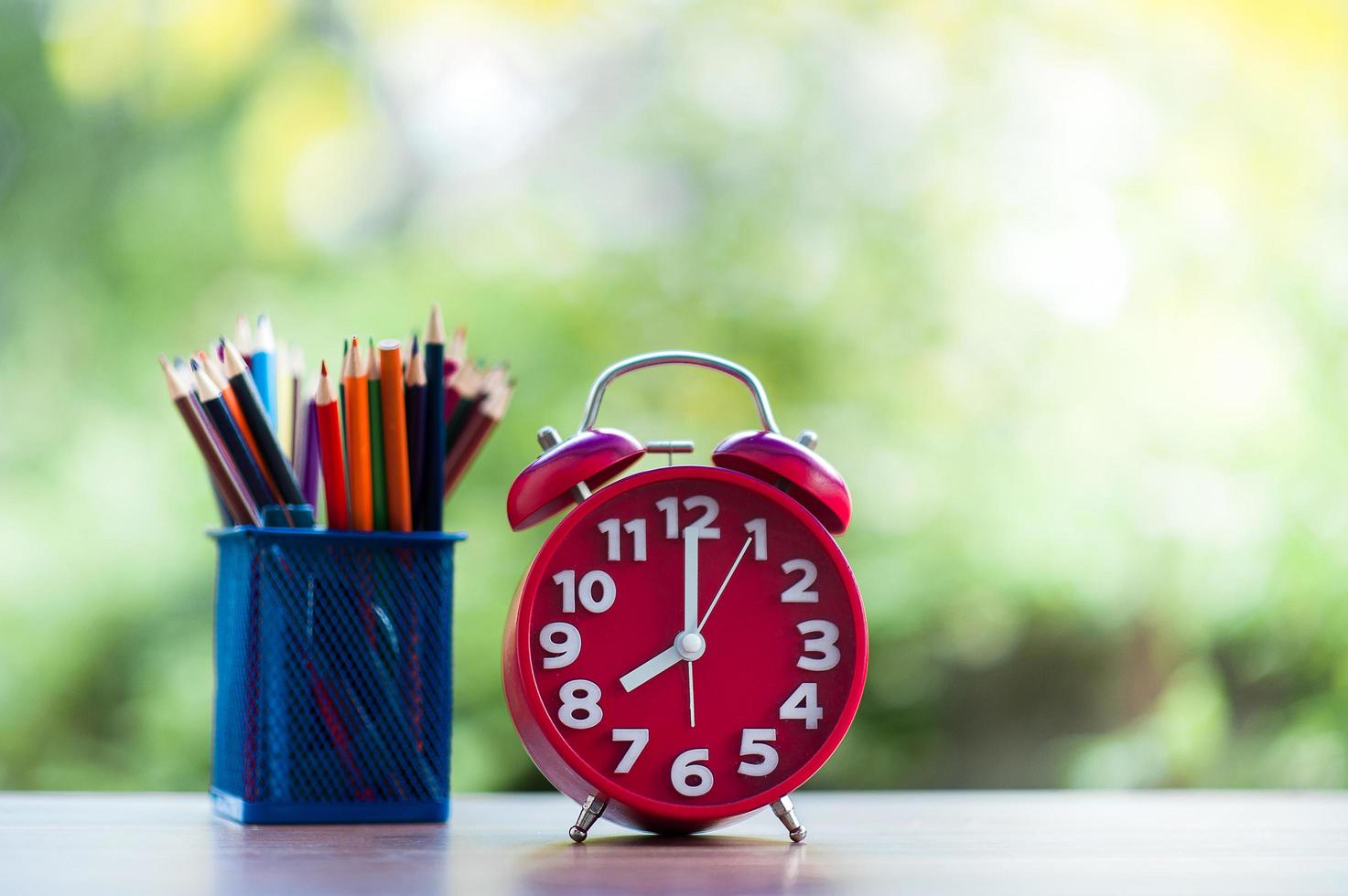 Red Clocks and Books photo