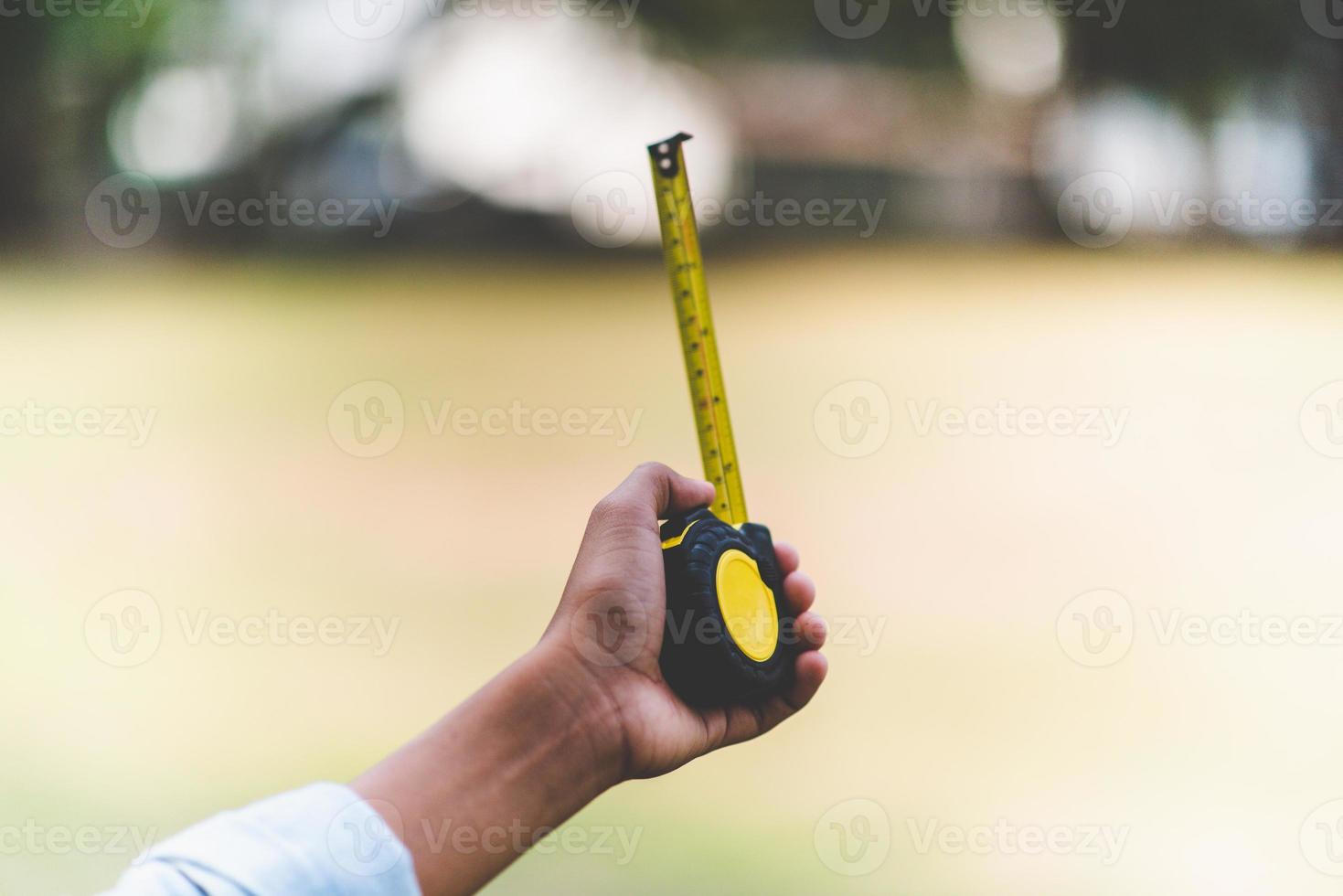 Hand and tools of the technician. photo