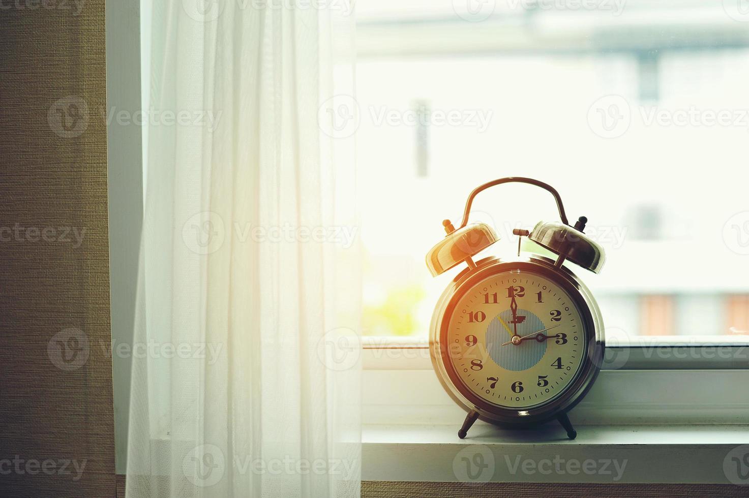 Alarm clock in the morning 6613414 Stock Photo at Vecteezy