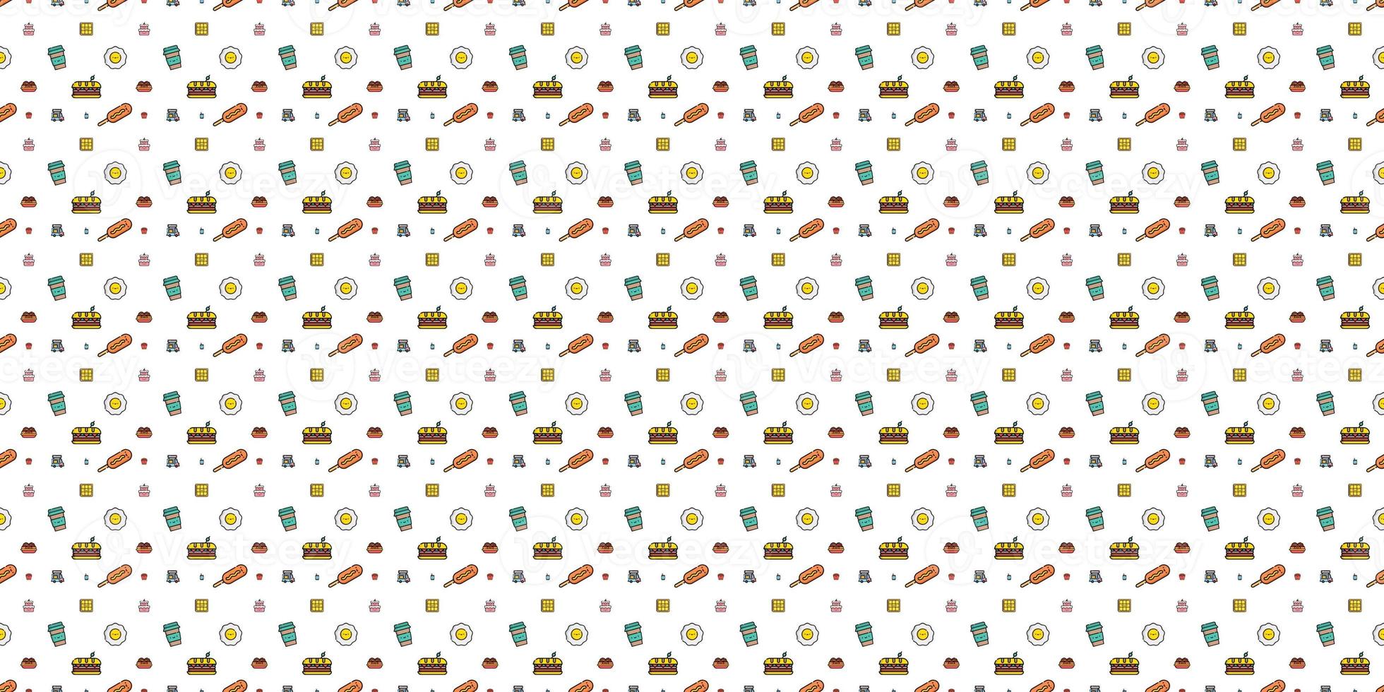 background image fastfood various foods photo