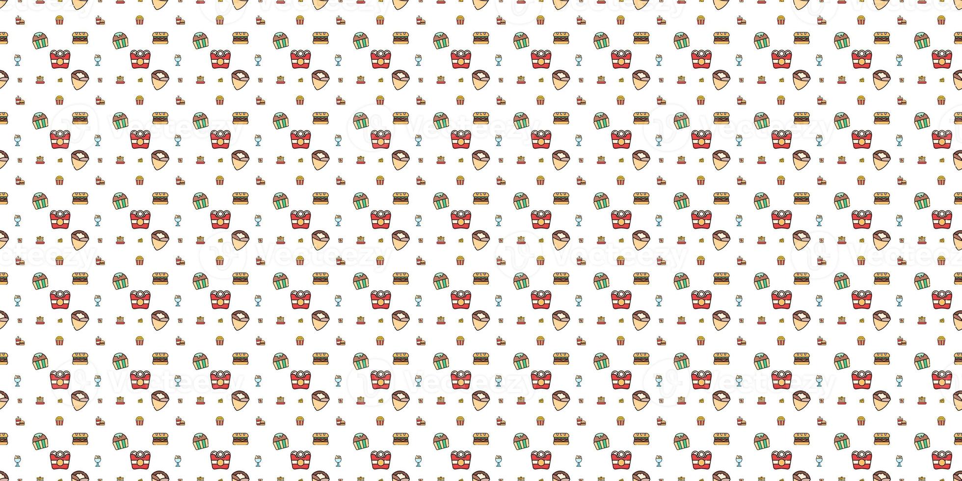 background image fastfood various foods photo