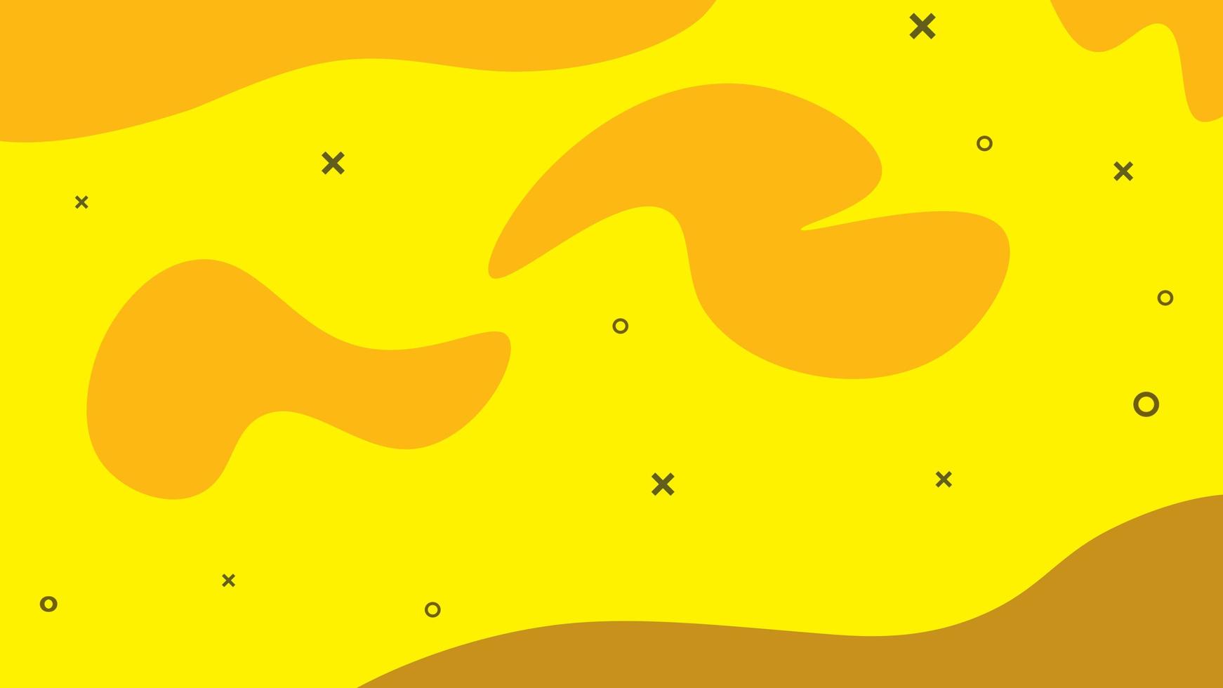 fondo abstracto líquido con estilo estético de color amarillo adecuado para el diseño foto