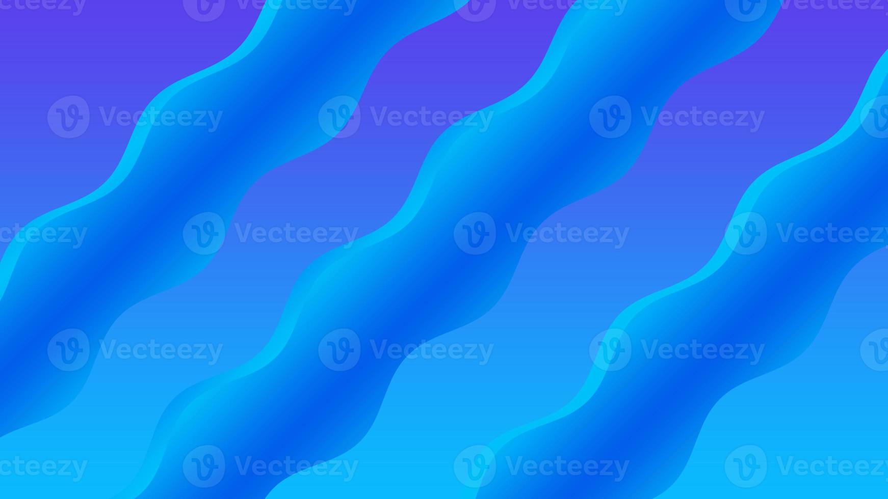 Abstract gradient wave blue background suitable for wallpaper, Design, Banner, Poster and etc photo