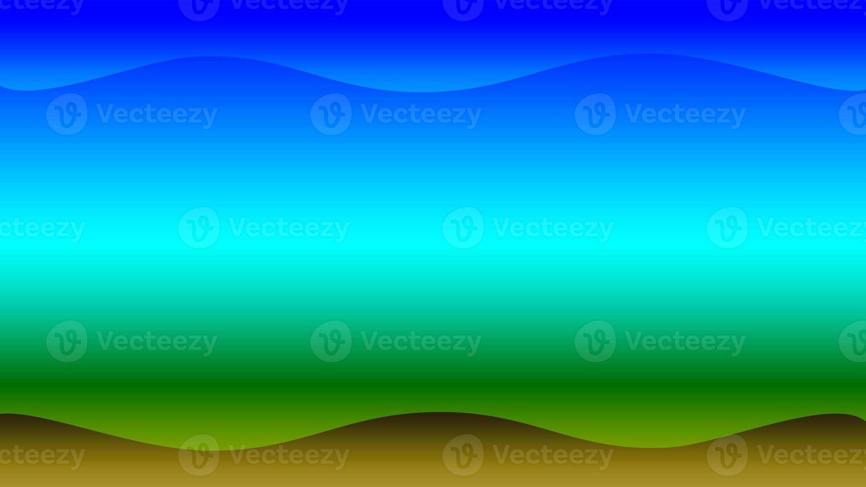 Abstract gradient background dark blue and green wave suitable for wallpaper Design, Banner, Poster and etc photo