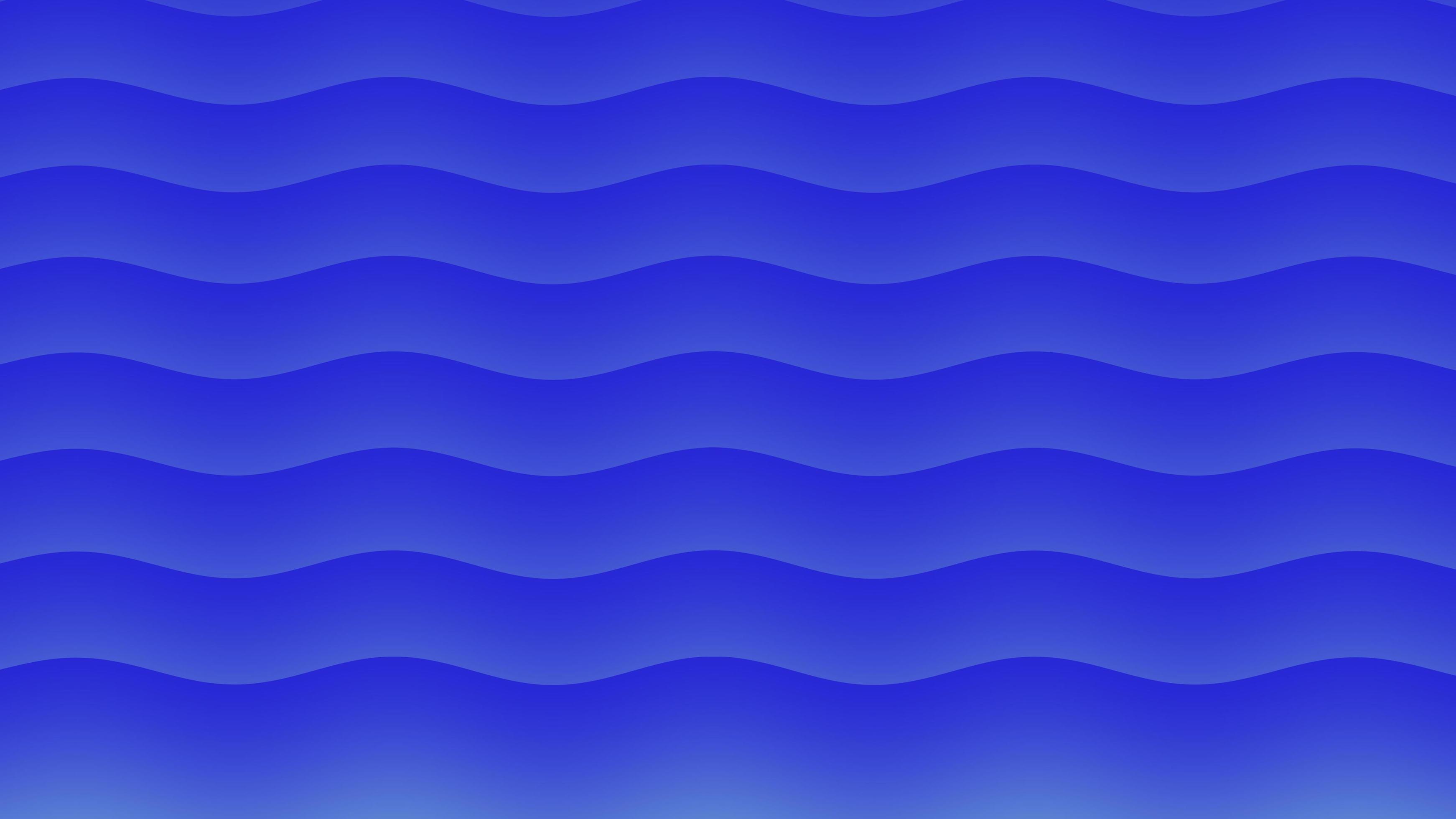 Abstract gradient blue wave background blue waves pattern 6614778