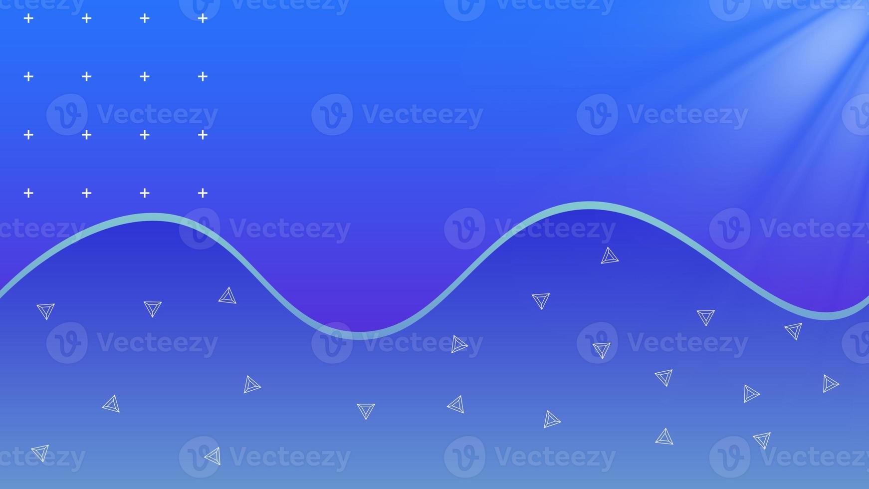 Abstract gradient wave light blue background perfect for wallpaper, design, etc photo