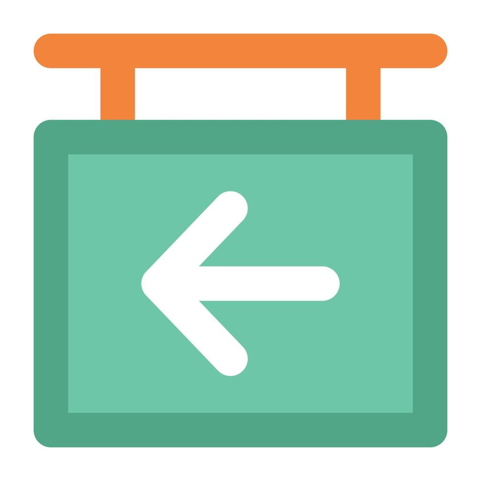 Left Arrow Concepts vector