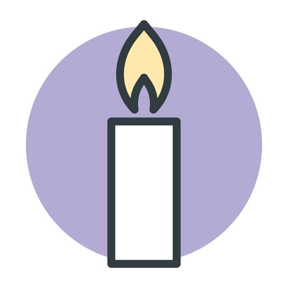 Trendy Candle Concepts vector