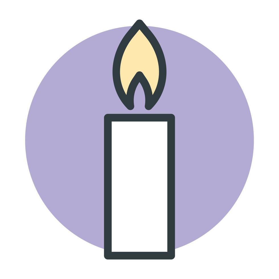 Trendy Candle Concepts vector