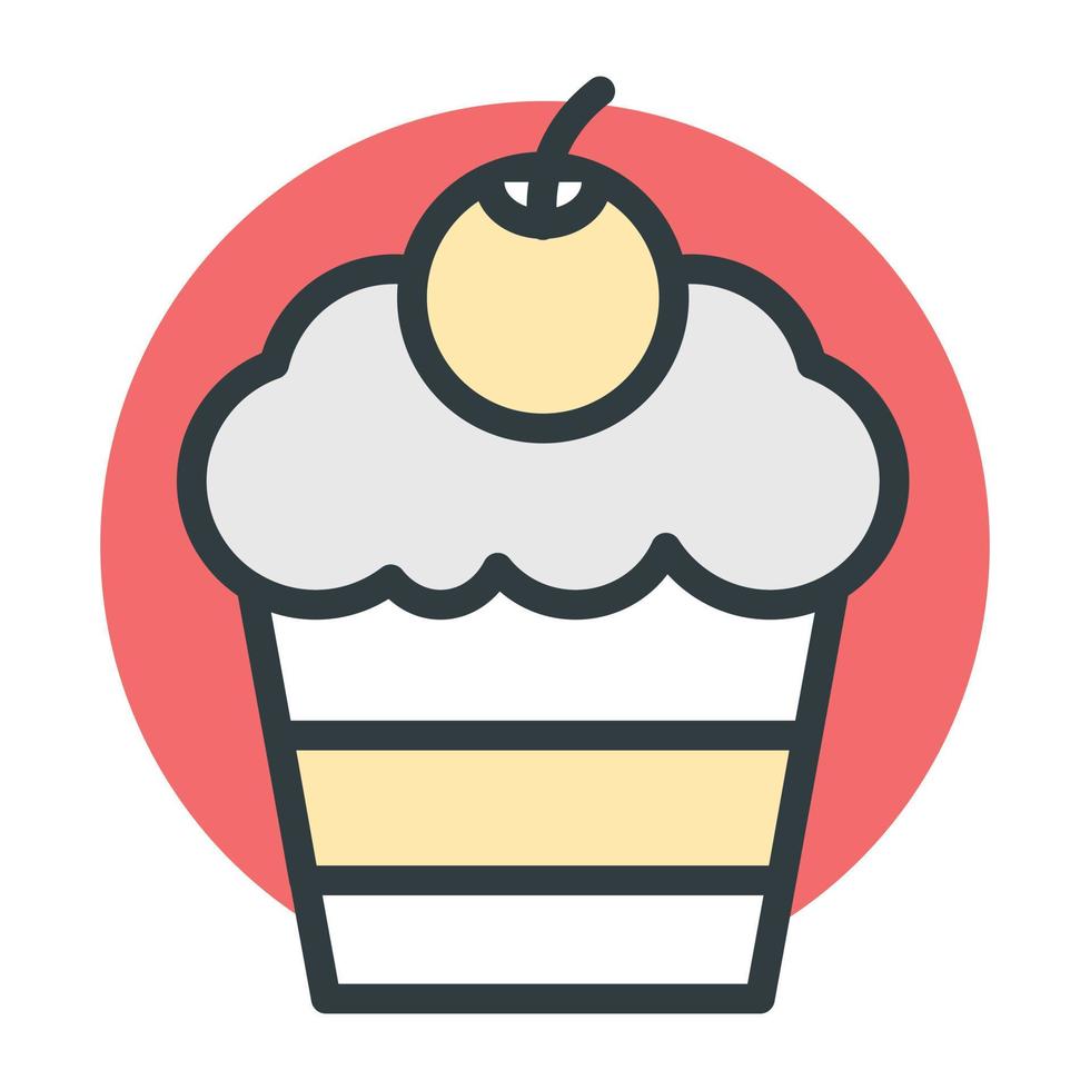 Trendy Cupcake Concepts vector