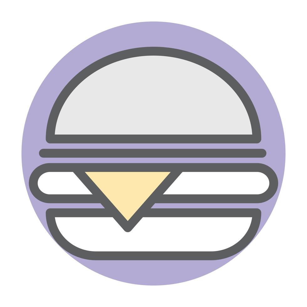 Trendy Burger Concepts vector