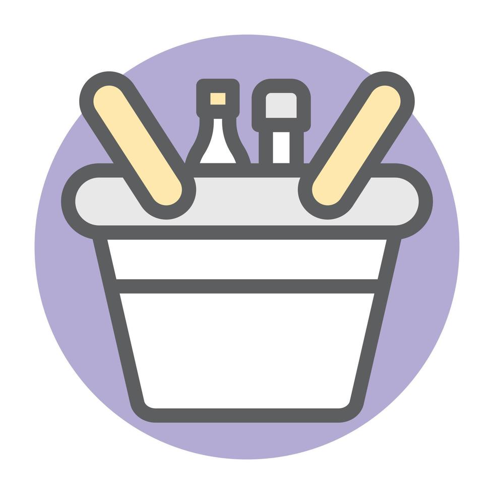 Wine Bucket Concepts vector