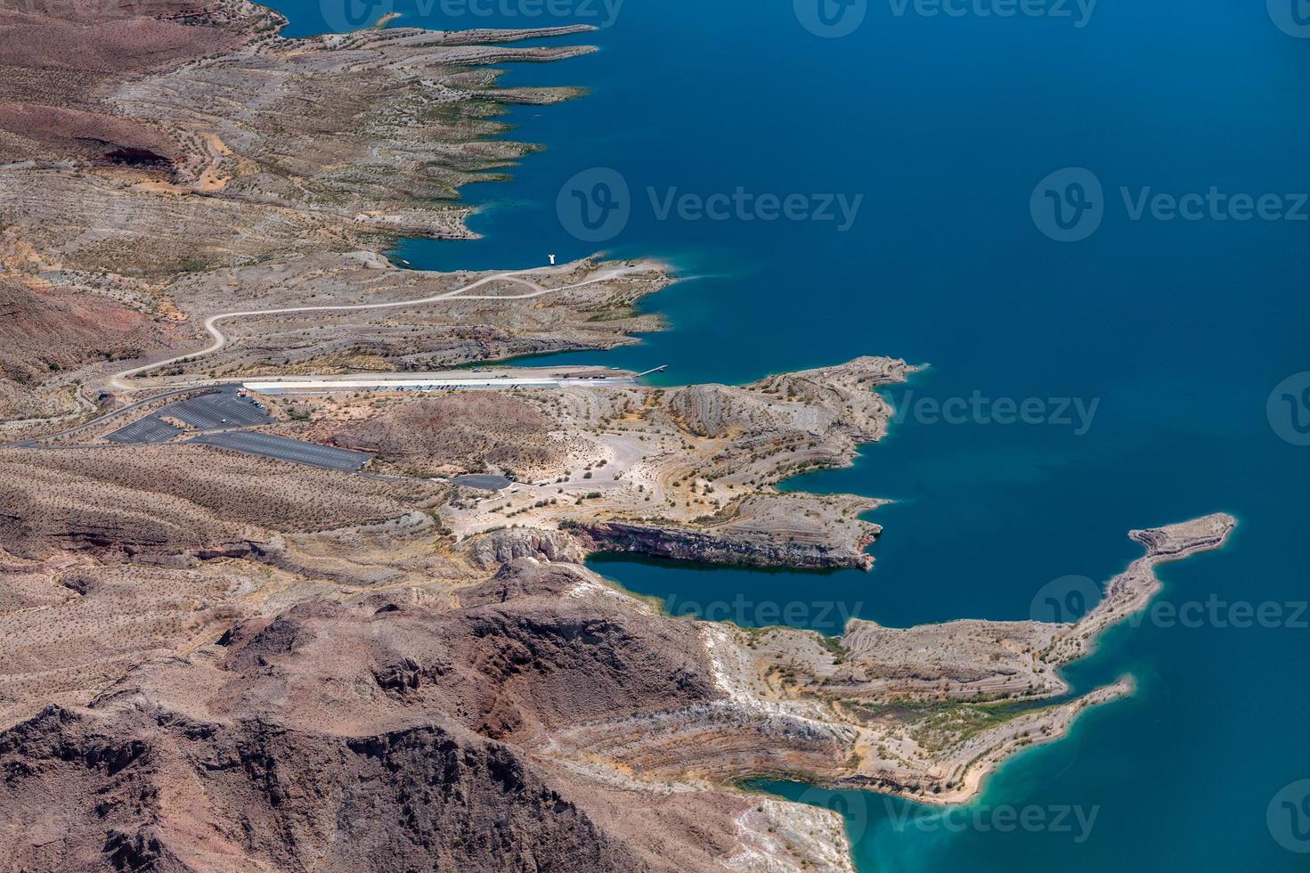 Aerial view of Lake Mead photo