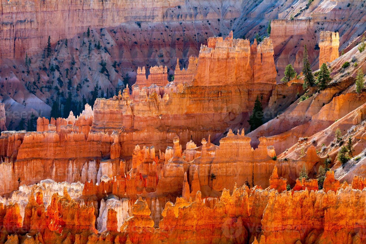 vista panorámica del cañón bryce foto