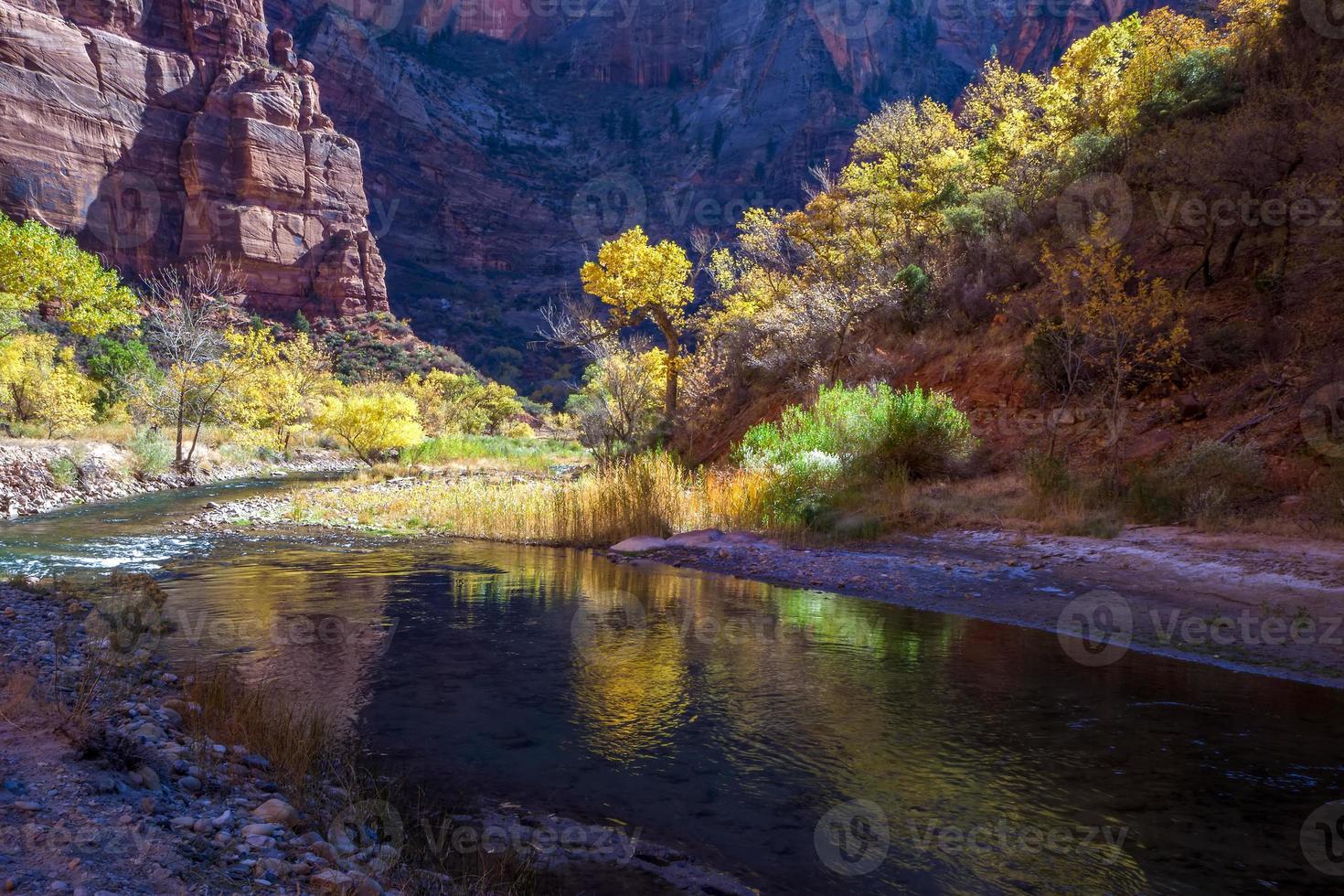 Reflections in the Virgin River photo