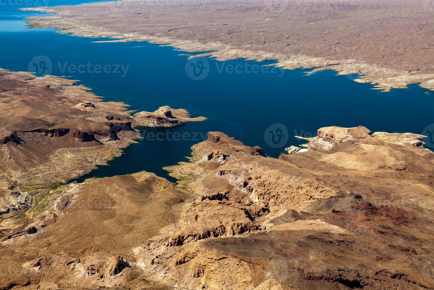 Aerial view of Lake Mead photo