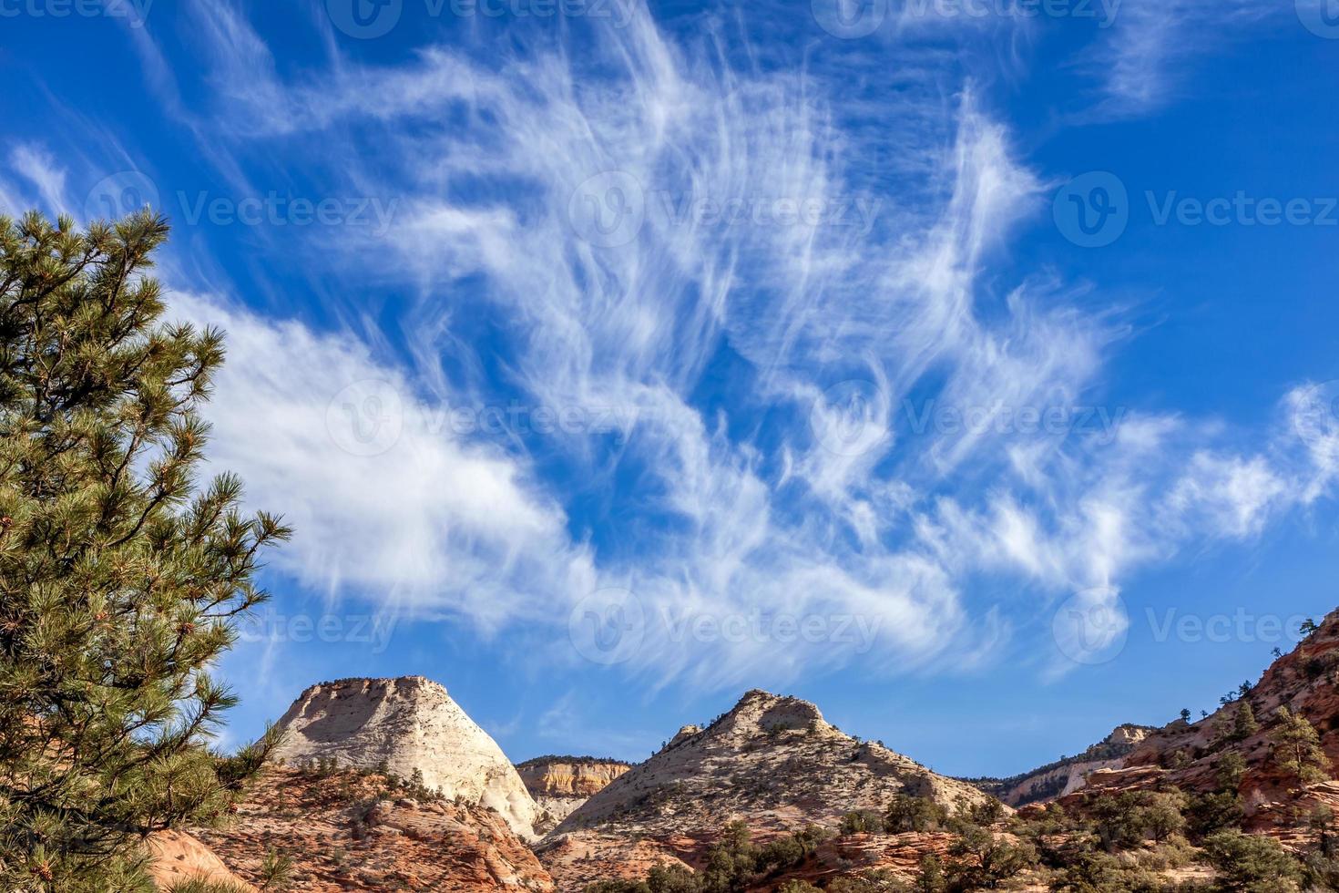 Spectacular cloud formation in Zion National Park photo