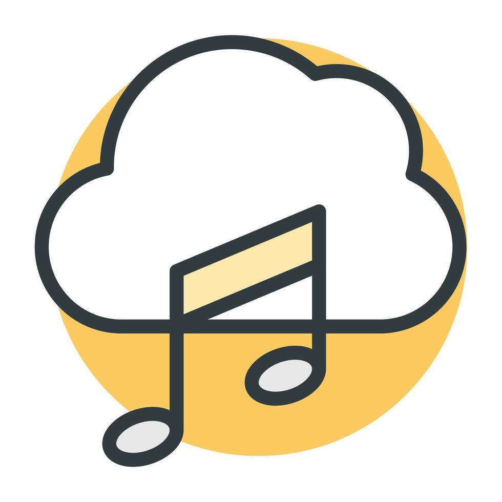 Cloud Music Concepts 6616217 Vector Art at Vecteezy