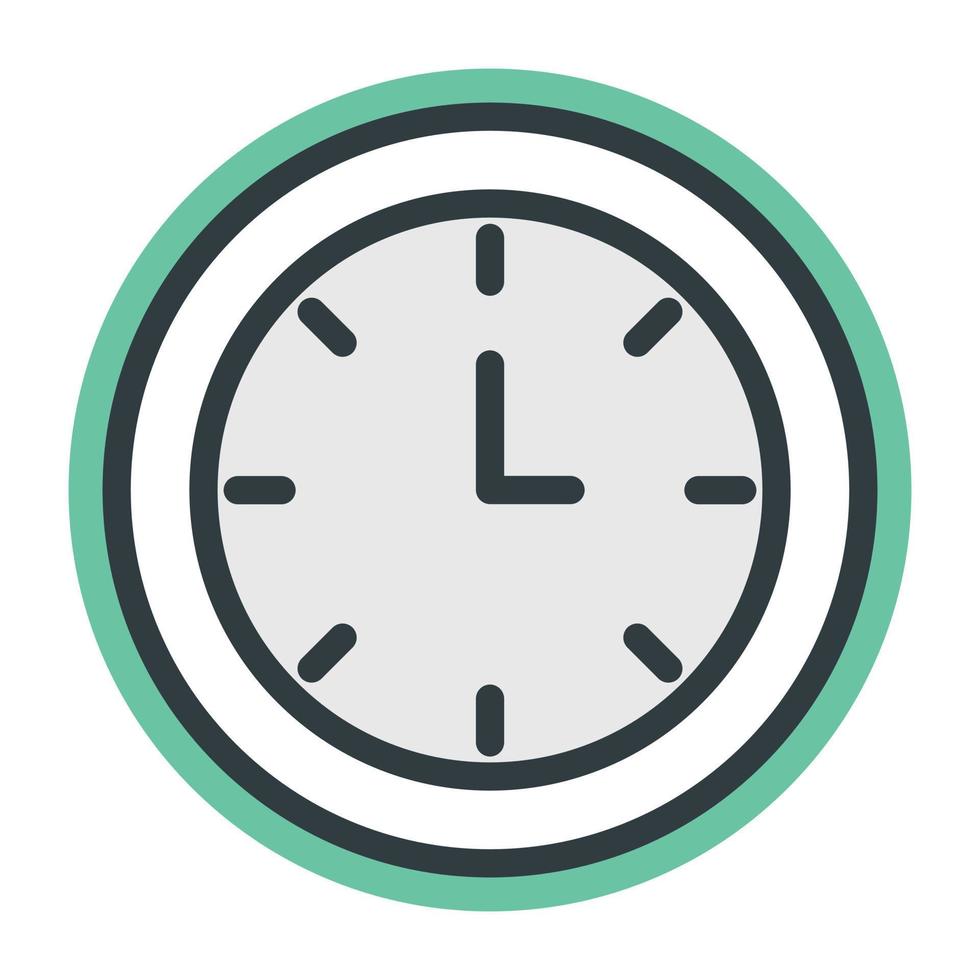 Trendy Clock Concepts vector