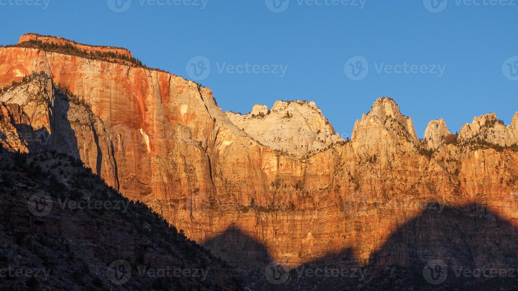 Sunrise over The West Temple and Altar of Sacrifice photo