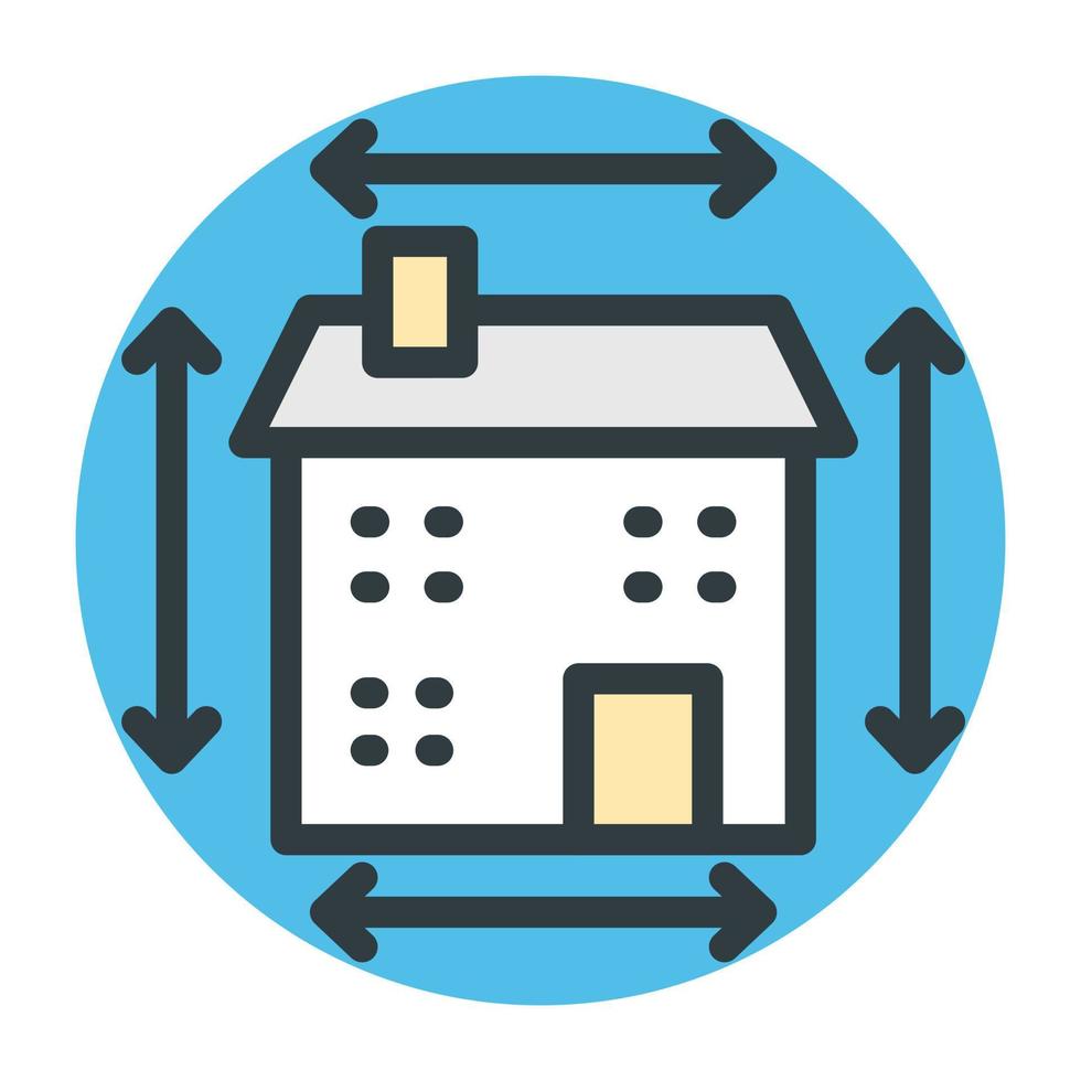 House Construction Plan vector