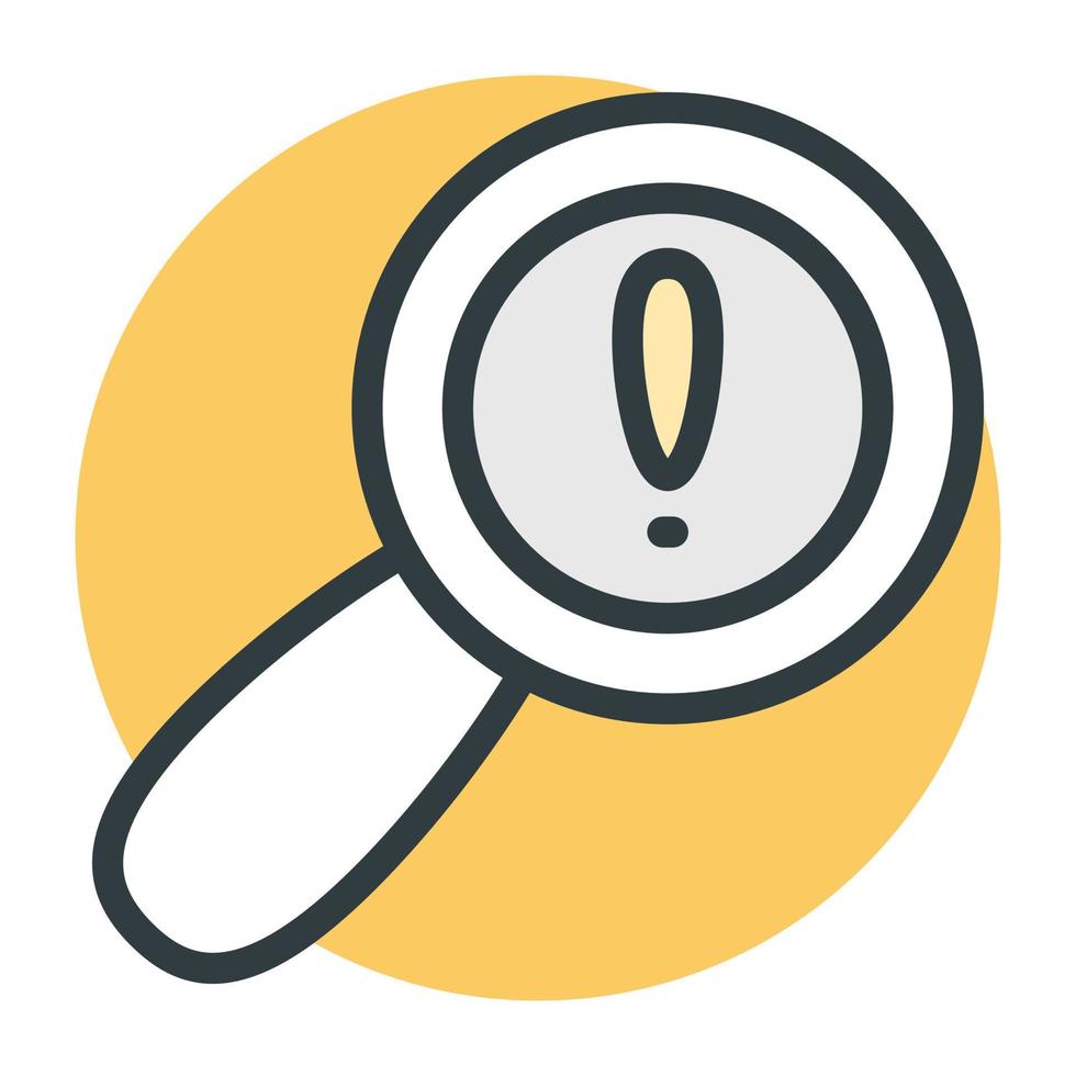 Trendy Magnification Concepts vector