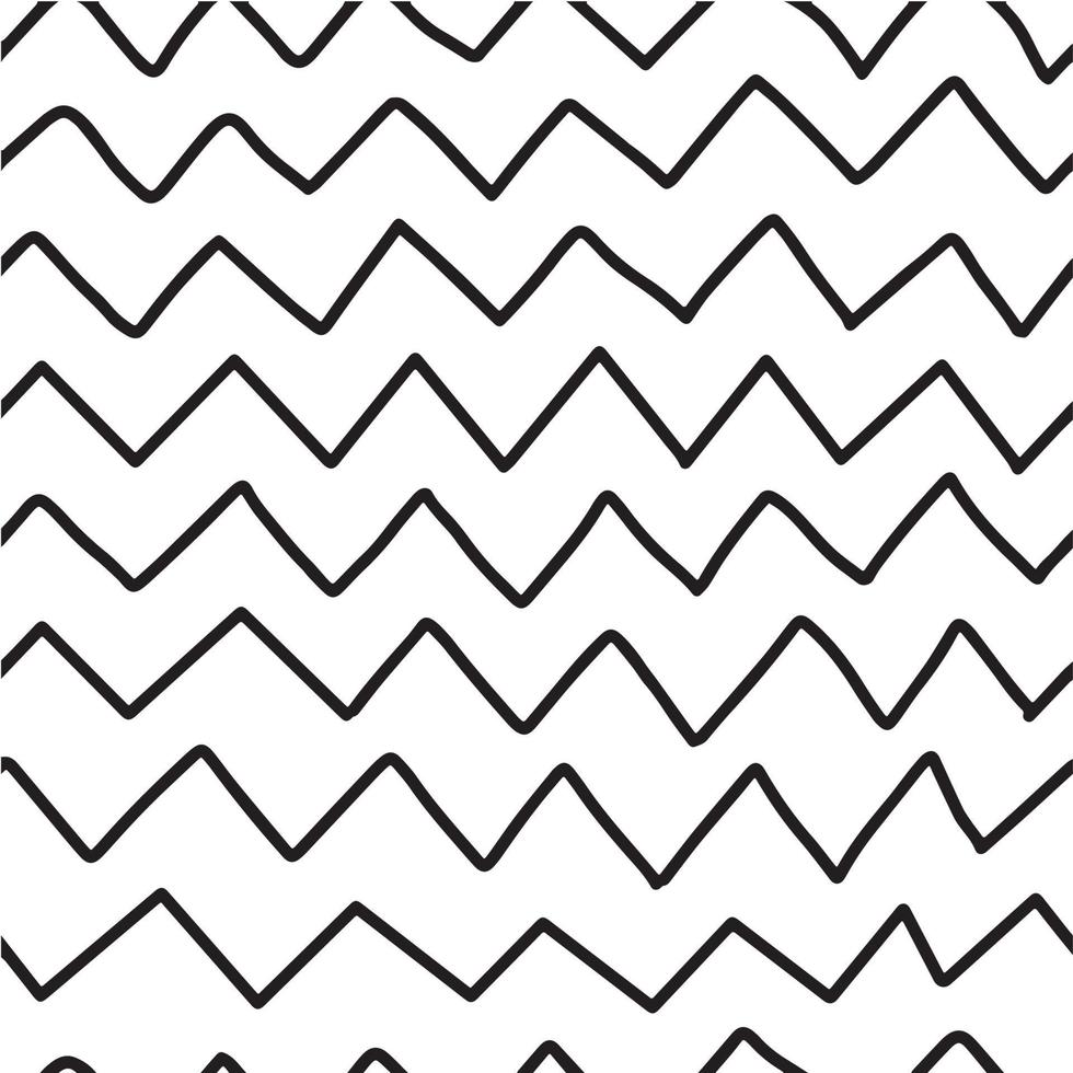 seamless pattern with zig zag lines on white background. Good for textile prints, nursery decor, wrapping paper, scrapbooking, stationary, wallpaper, etc. EPS 10 vector