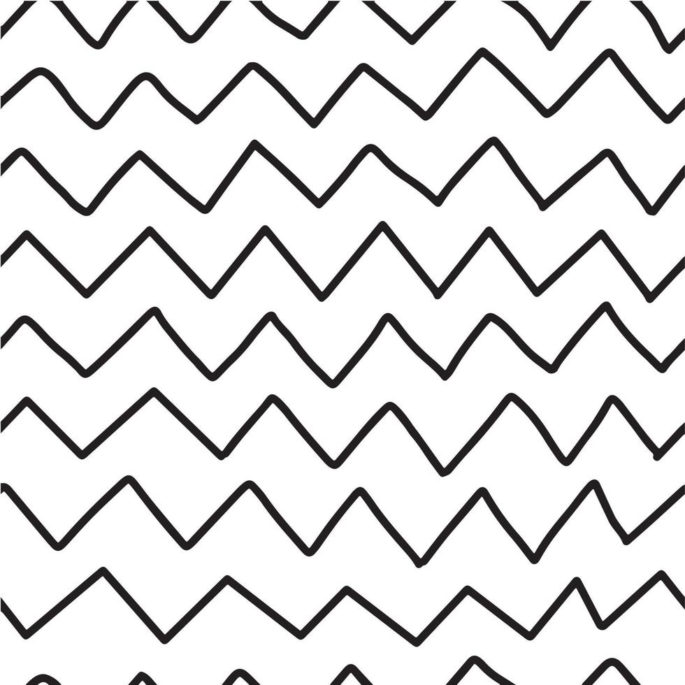 seamless pattern with zig zag lines on white background. Good for textile prints, nursery decor, wrapping paper, scrapbooking, stationary, wallpaper, etc. EPS 10 vector
