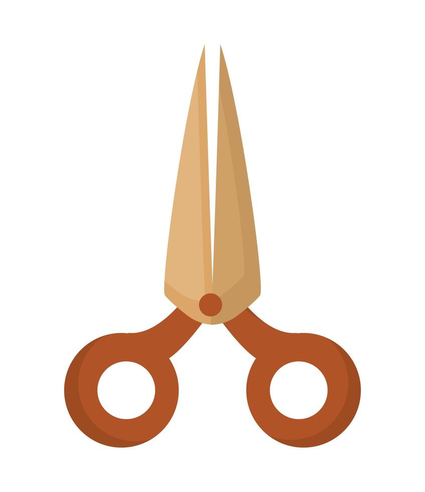 cute scissor design vector