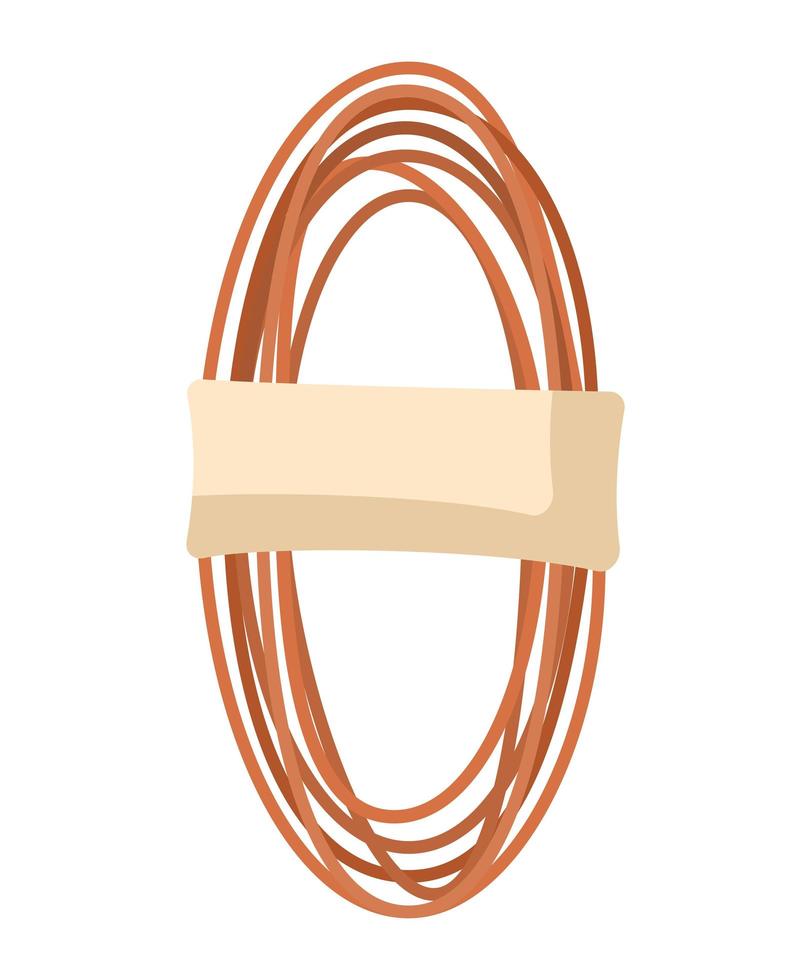 orange thread design vector