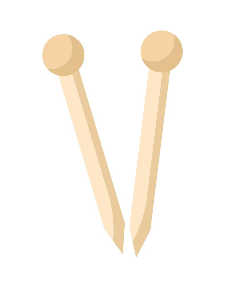 sewing needles design vector