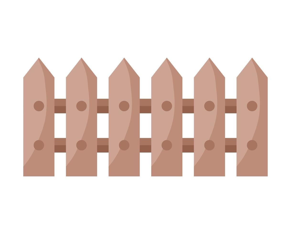 backyard fence illustration vector