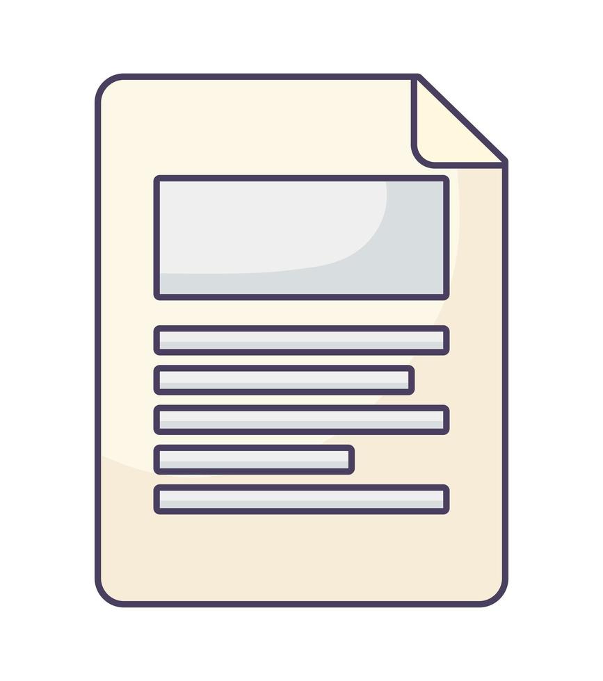 paper file design vector
