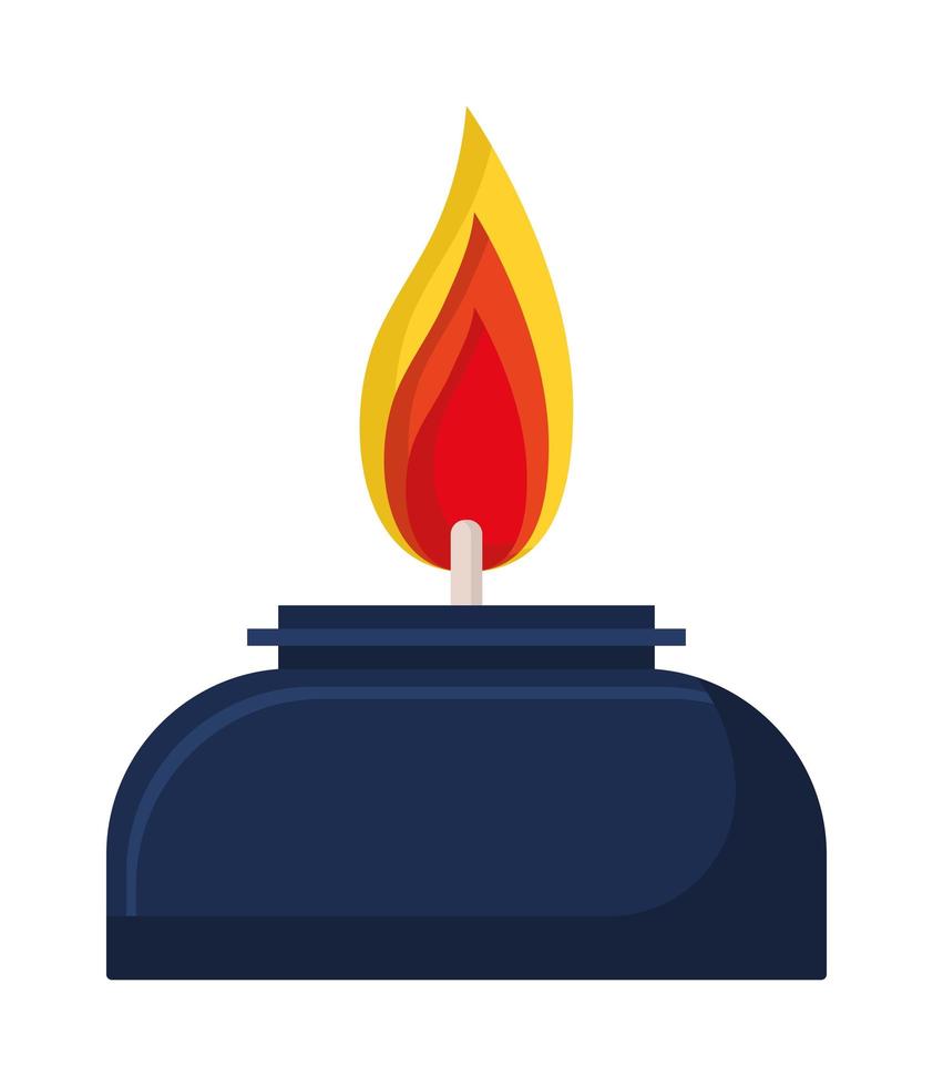 lighter bunsen design vector