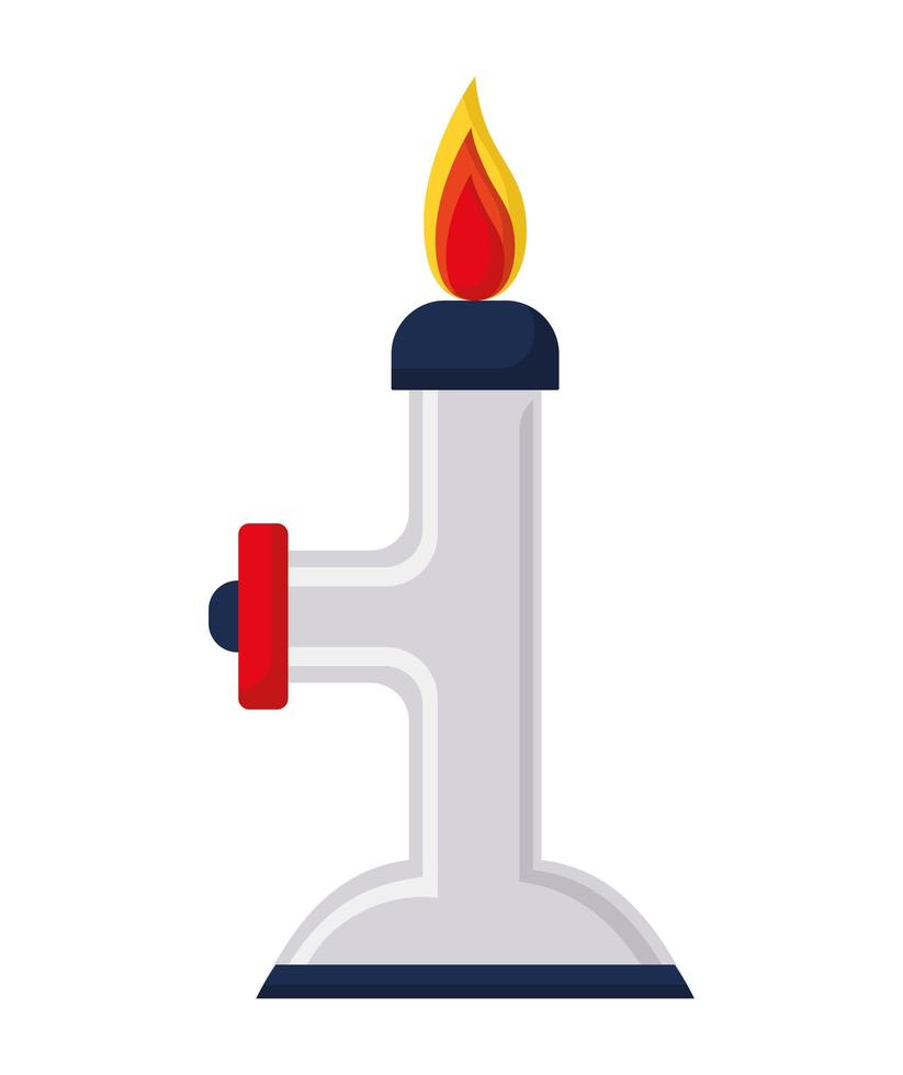 lighter bunsen illustration vector