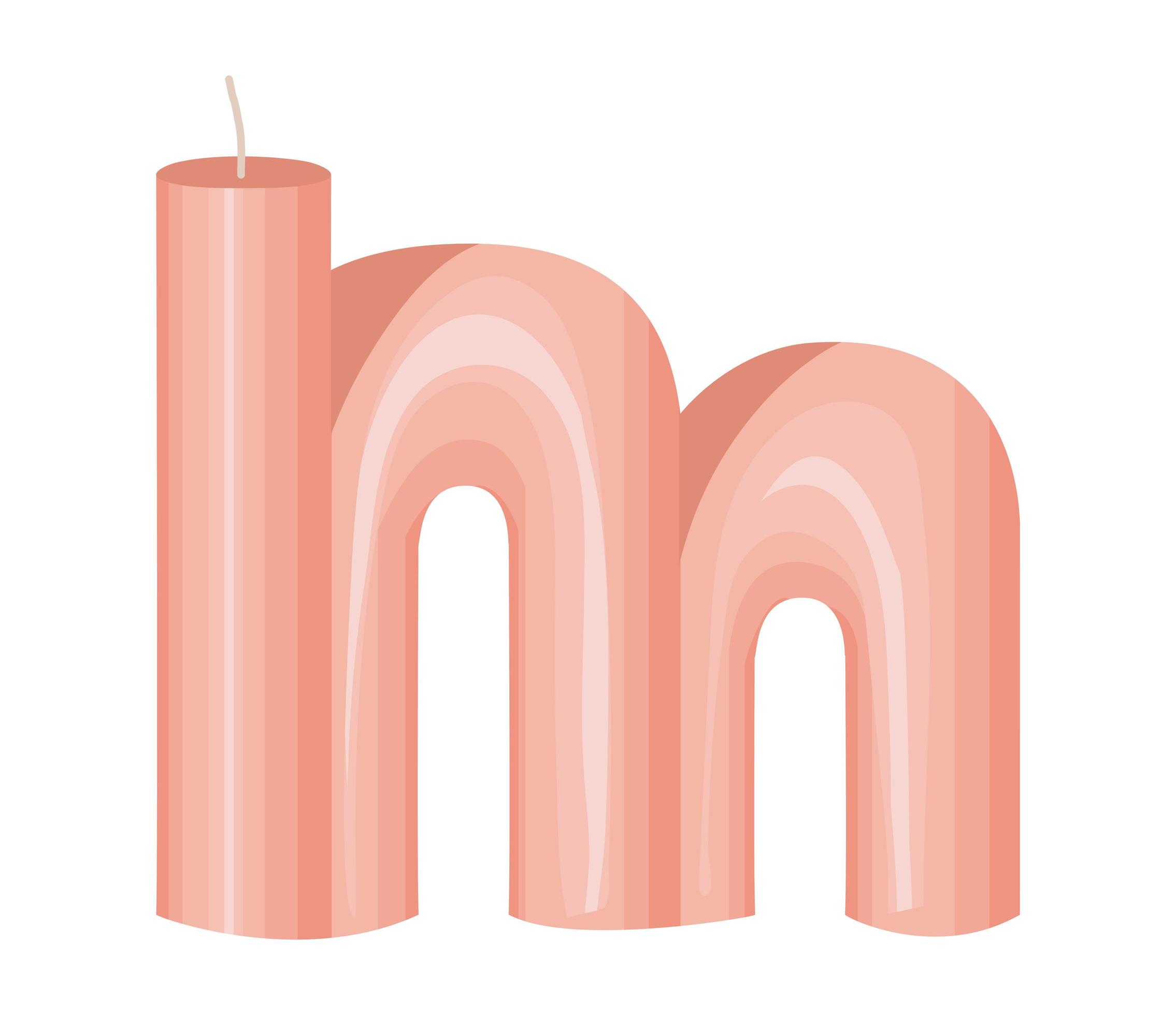 pink candle design 6617222 Vector Art at Vecteezy