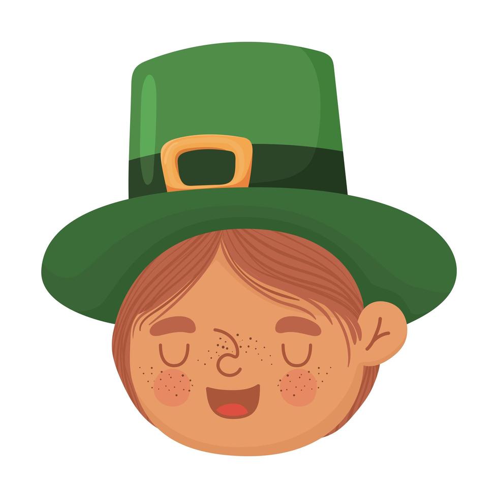 leprechaun man design vector